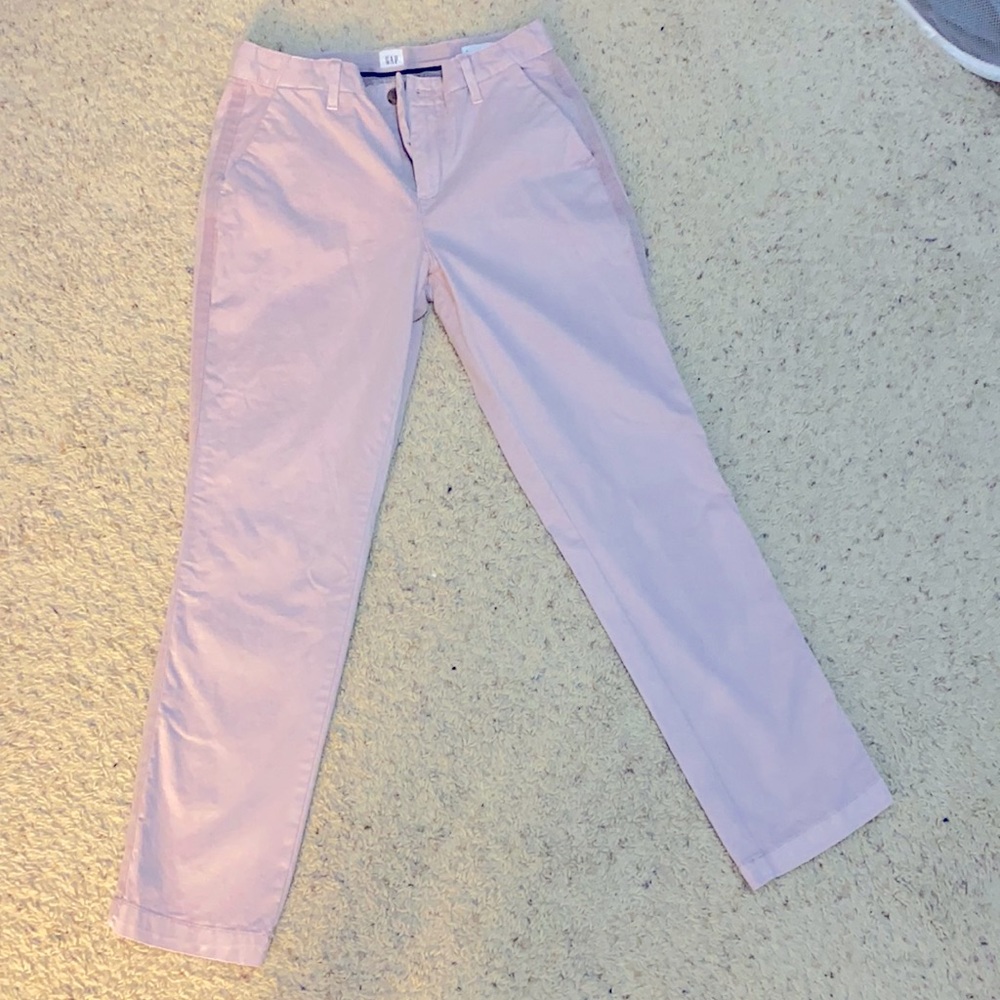 Womens Gap Girlfriend Chino Pants
